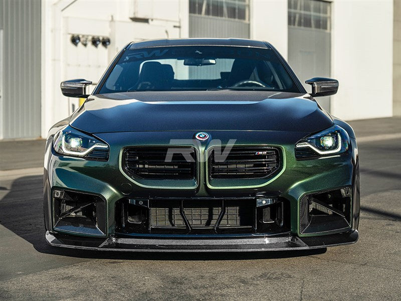 RW Carbon BMW G87 M2 Suvneer Carbon Fiber Front Lip-Exterior-Silicon Valley Bimmer
