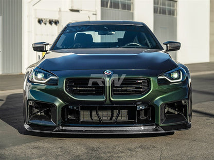 RW Carbon BMW G87 M2 Suvneer Carbon Fiber Front Lip-Exterior-Silicon Valley Bimmer