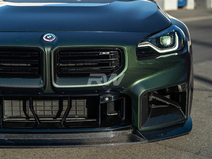 RW Carbon BMW G87 M2 Suvneer Carbon Fiber Front Lip-Exterior-Silicon Valley Bimmer