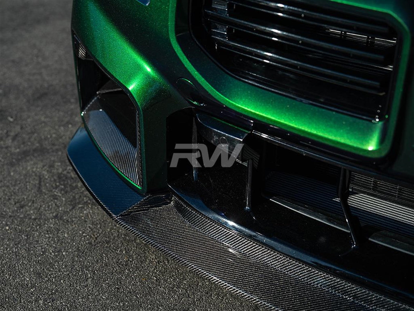 RW Carbon BMW G87 M2 Suvneer Carbon Fiber Front Lip-Exterior-Silicon Valley Bimmer
