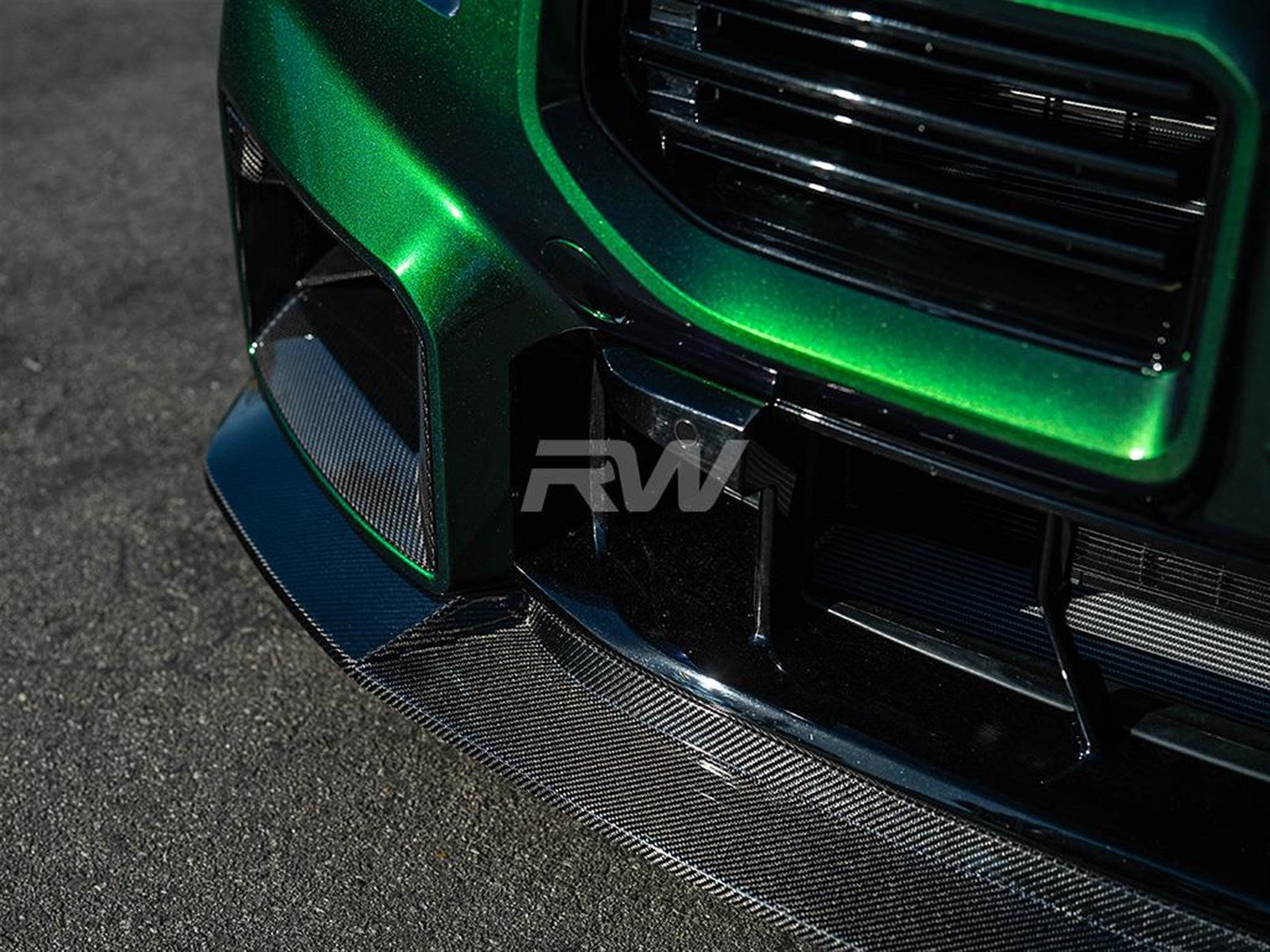 RW Carbon BMW G87 M2 Suvneer Carbon Fiber Front Lip-Exterior-Silicon Valley Bimmer