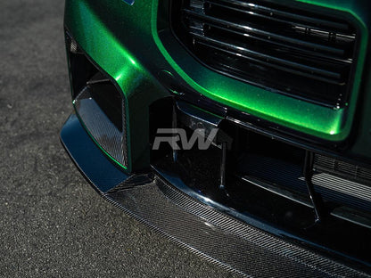 RW Carbon BMW G87 M2 Suvneer Carbon Fiber Front Lip-Exterior-Silicon Valley Bimmer