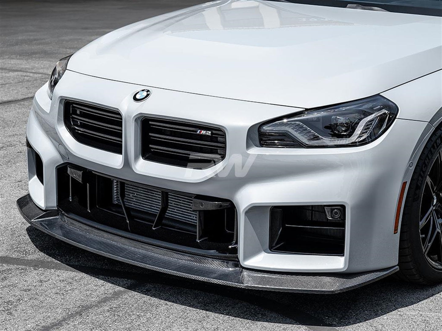 RW Carbon BMW G87 M2 Suvneer Carbon Fiber Front Lip-Exterior-Silicon Valley Bimmer