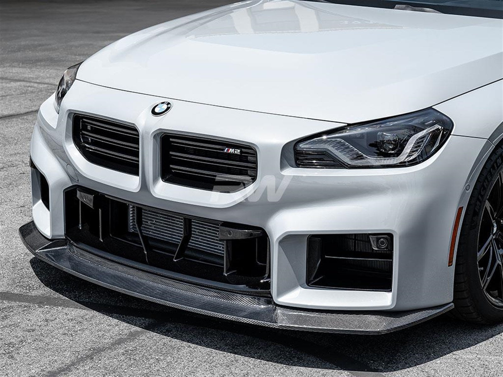 RW Carbon BMW G87 M2 Suvneer Carbon Fiber Front Lip-Exterior-Silicon Valley Bimmer