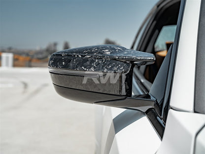 RW Carbon BMW G8X Forged Carbon Mirror Cap Replacements-Exterior-Silicon Valley Bimmer