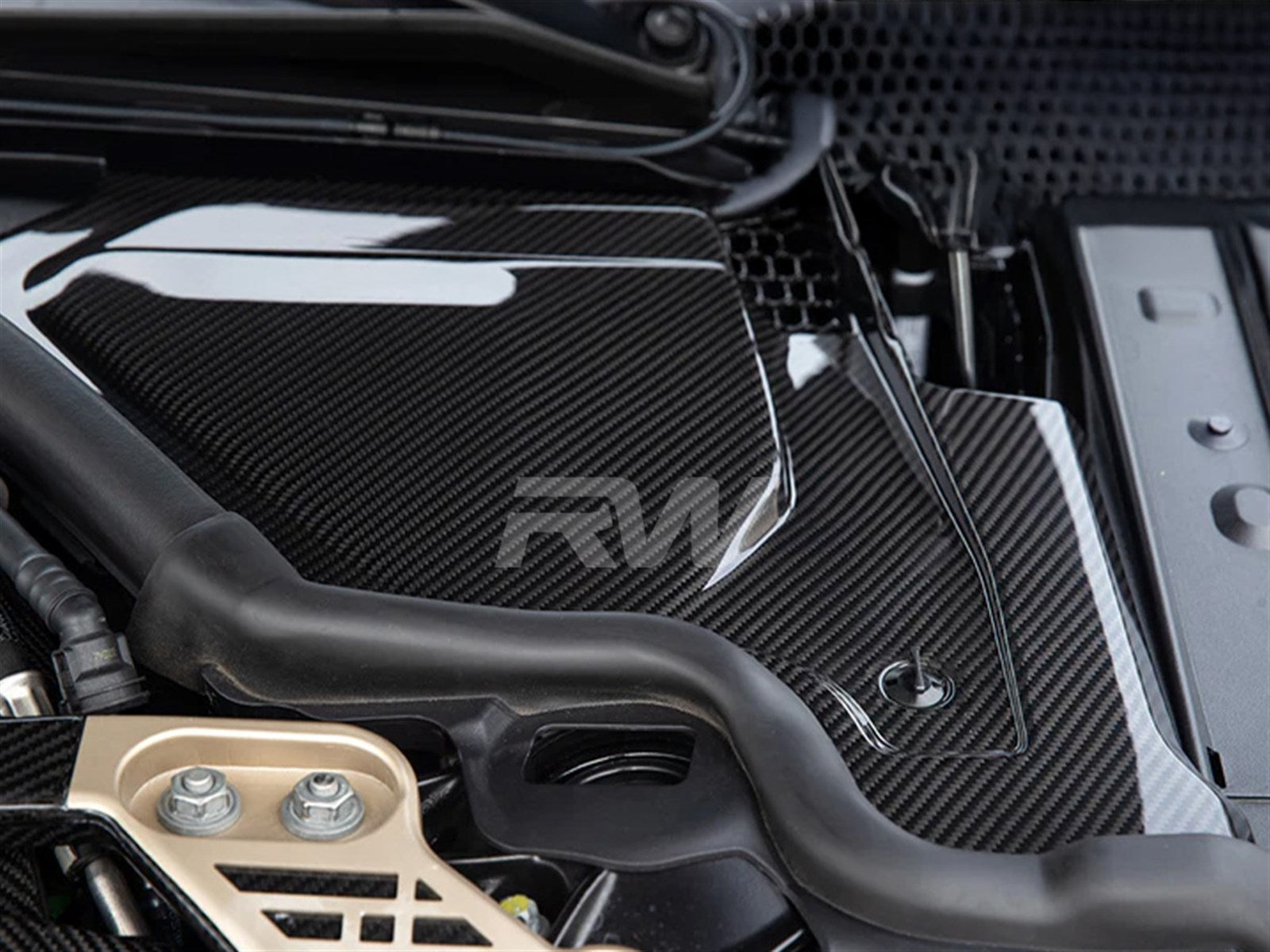 RW Carbon BMW G8X M2 M3 M4 CF Engine Cowl Panel Trim Set-Exterior-Silicon Valley Bimmer
