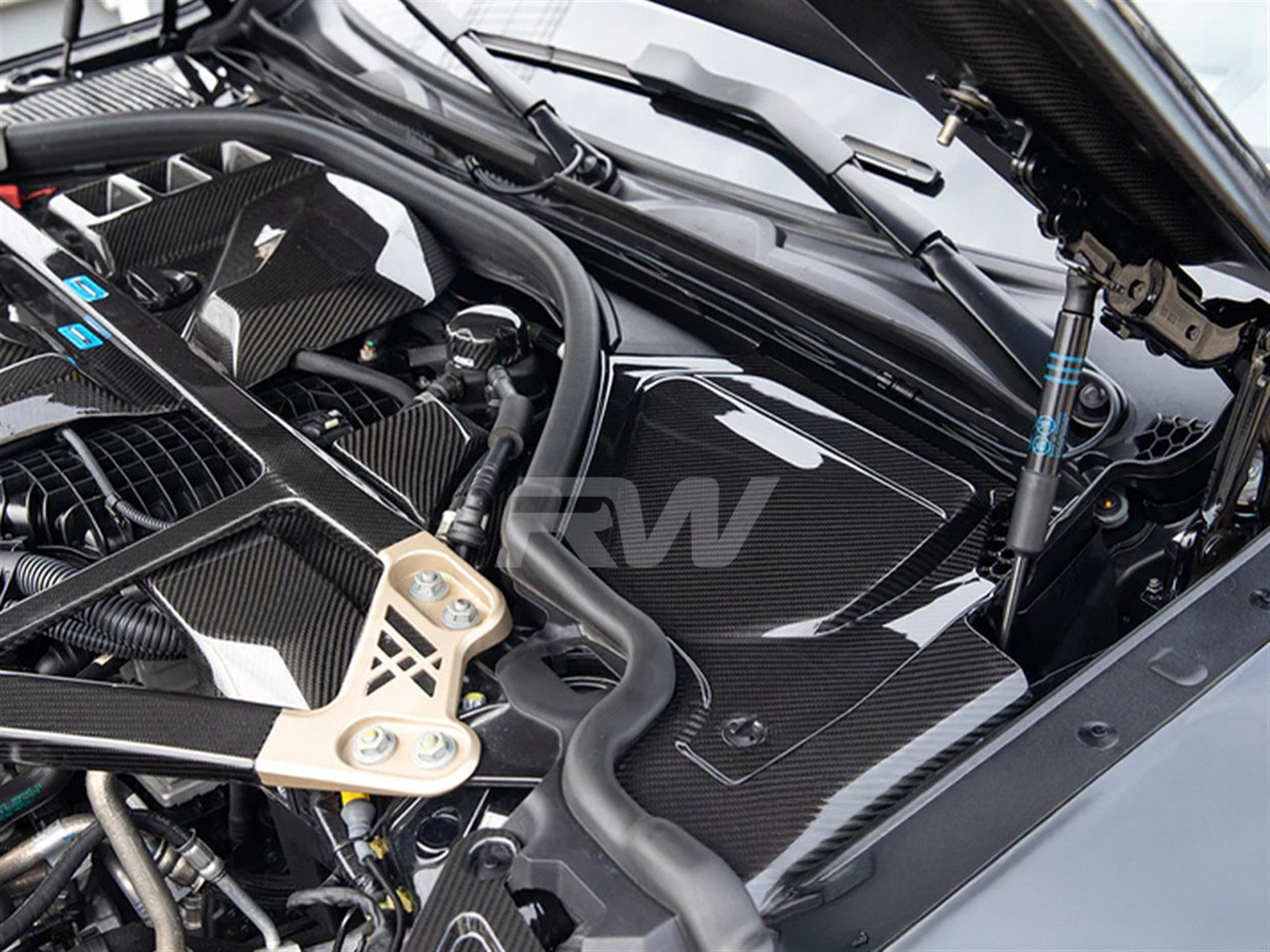 RW Carbon BMW G8X M2 M3 M4 CF Engine Cowl Panel Trim Set-Exterior-Silicon Valley Bimmer