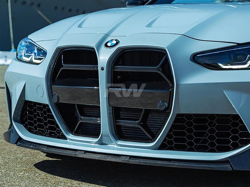 RW Carbon BMW G8X M3/M4 Gloss Black CSL Grille-Exterior-Silicon Valley Bimmer