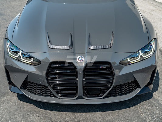 BMW G8x M3 M4 Carbon Fiber Hood Vent Trims