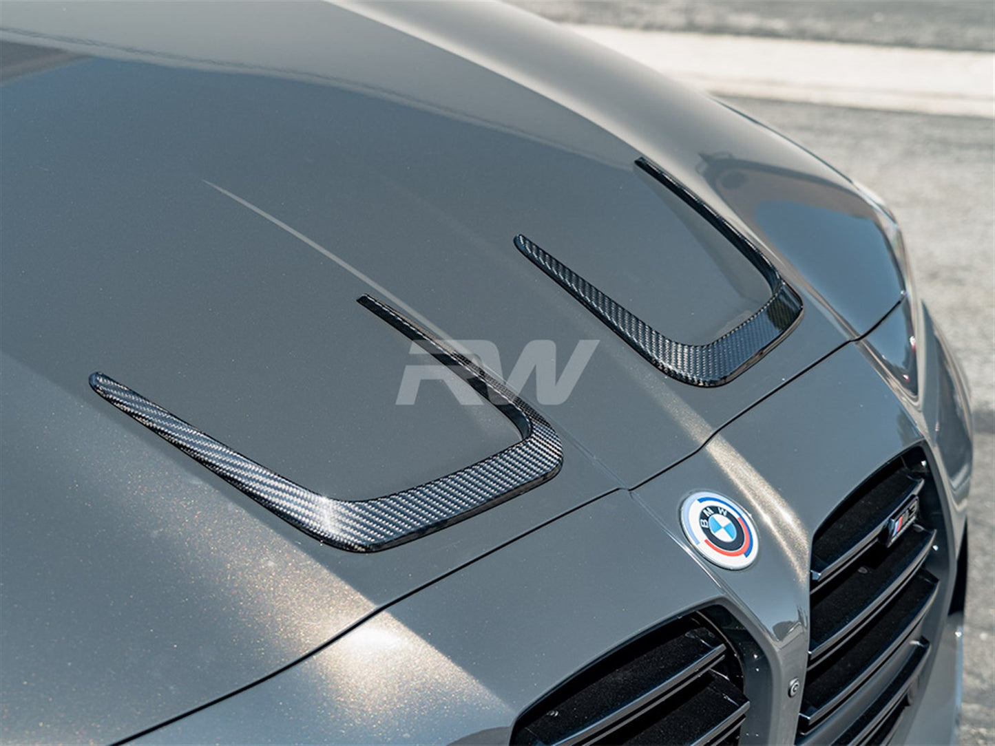 BMW G8x M3 M4 Carbon Fiber Hood Vent Trims