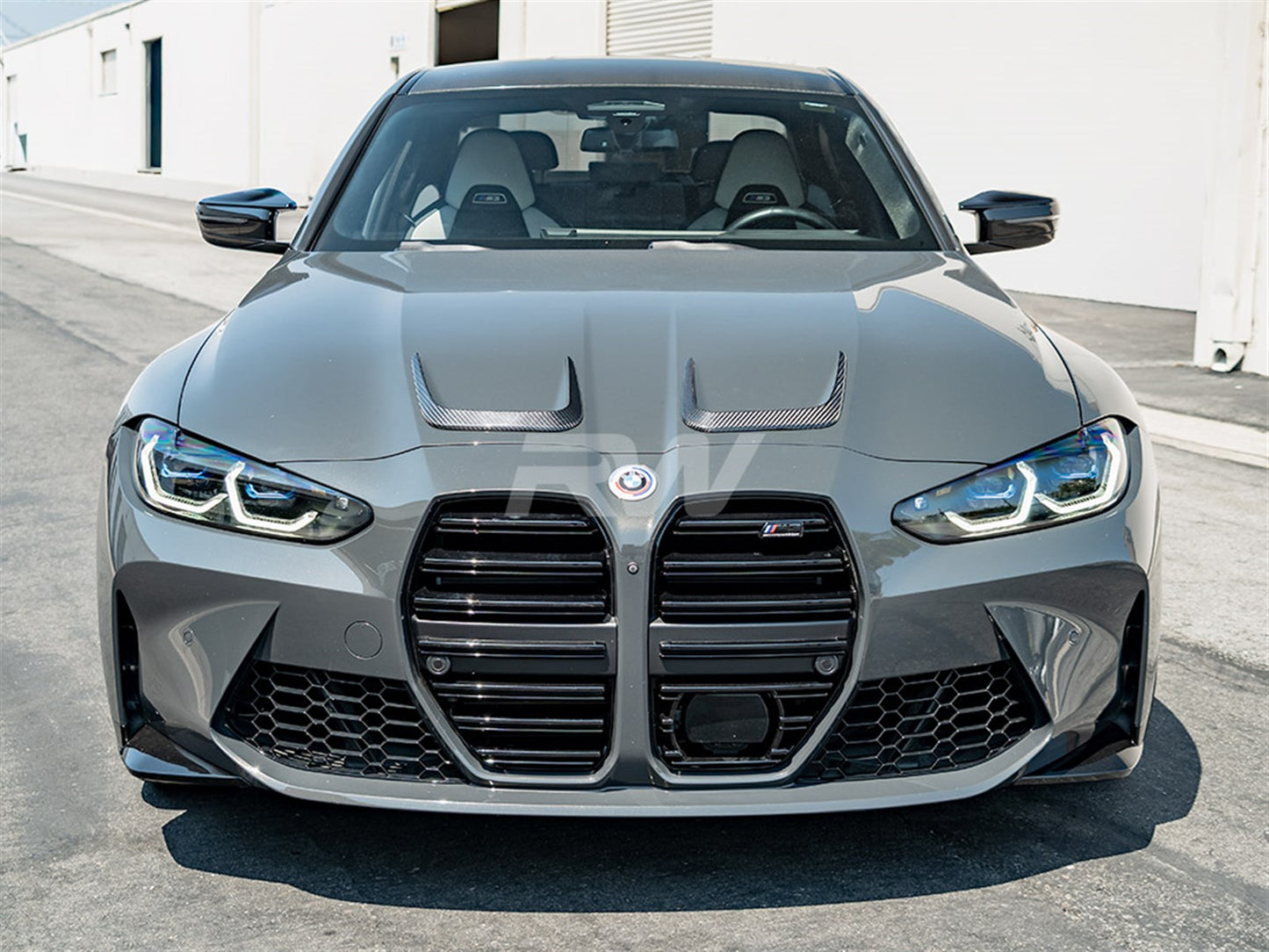 BMW G8x M3 M4 Carbon Fiber Hood Vent Trims