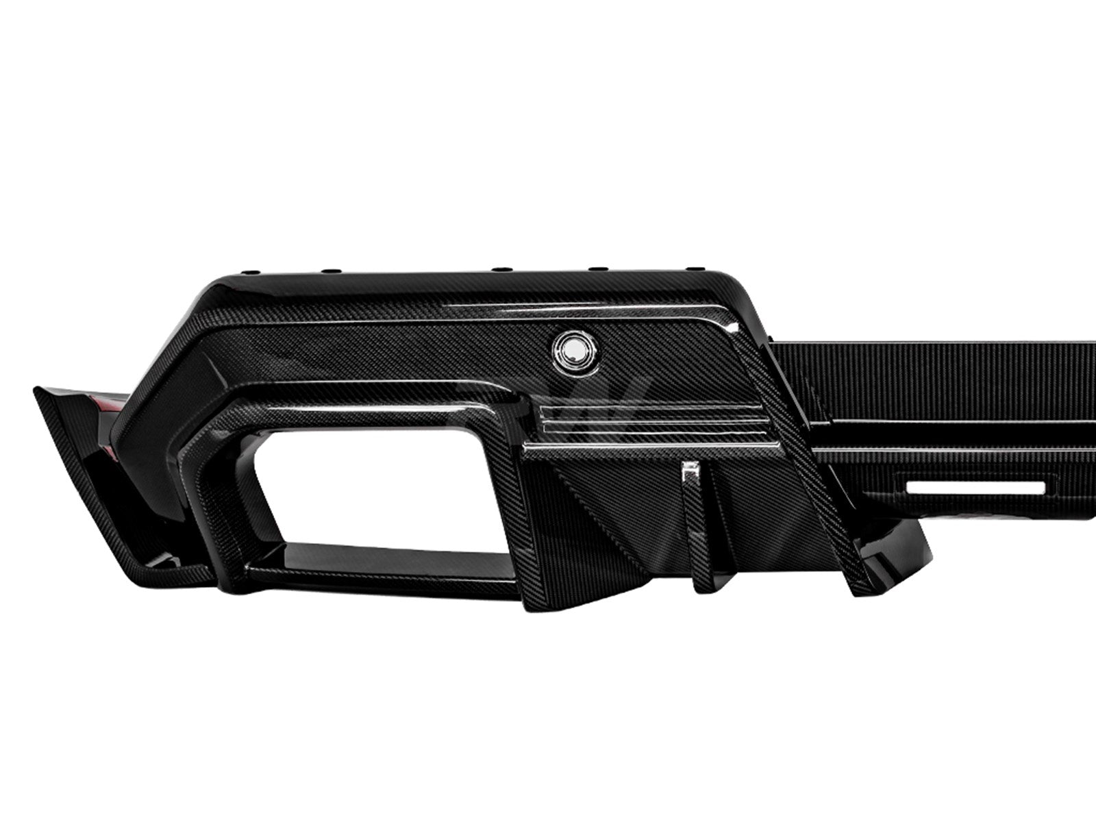 RW Carbon BMW G90 M5 SQ Carbon Fiber V2 Rear Diffuser-Exterior-Silicon Valley Bimmer