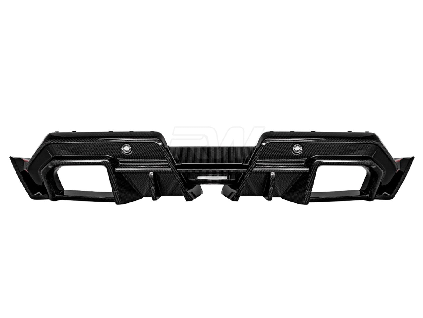 RW Carbon BMW G90 M5 SQ Carbon Fiber V2 Rear Diffuser-Exterior-Silicon Valley Bimmer