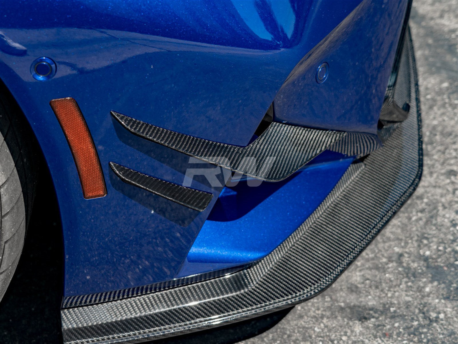 RW Carbon BMW G90/G99 M5 Carbon Fiber Canards-Exterior-Silicon Valley Bimmer