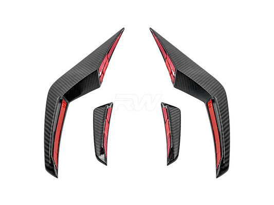 RW Carbon BMW G90/G99 M5 Carbon Fiber Canards-Exterior-Silicon Valley Bimmer