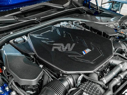 RW Carbon BMW G90/G99 M5 Carbon Fiber Engine Cover-Exterior-Silicon Valley Bimmer