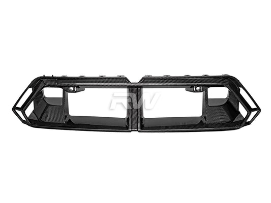 RW Carbon BMW G90/G99 M5 Carbon Fiber Front Bumper Trim-Exterior-Silicon Valley Bimmer