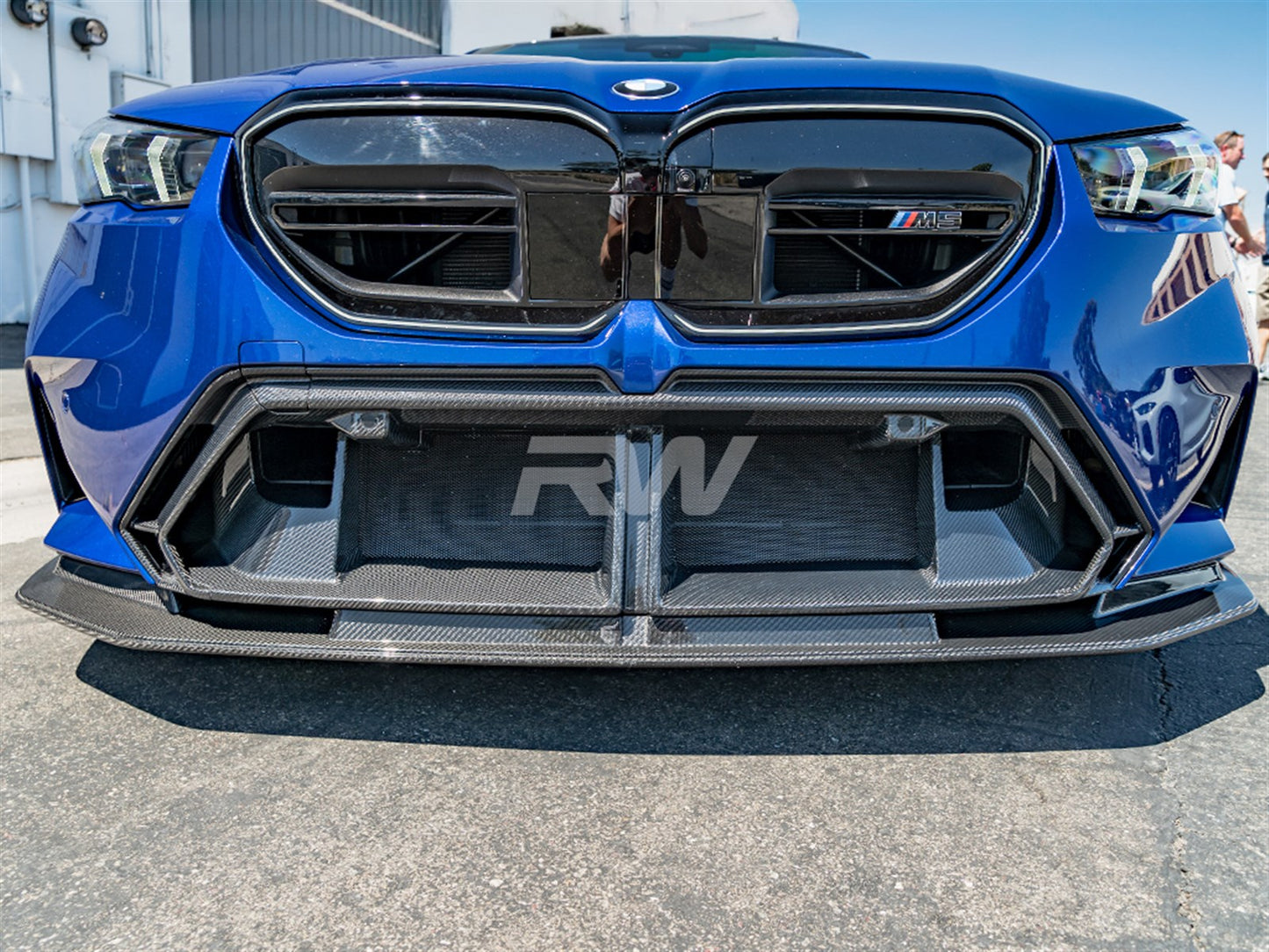 RW Carbon BMW G90/G99 M5 Carbon Fiber Front Bumper Trim-Exterior-Silicon Valley Bimmer