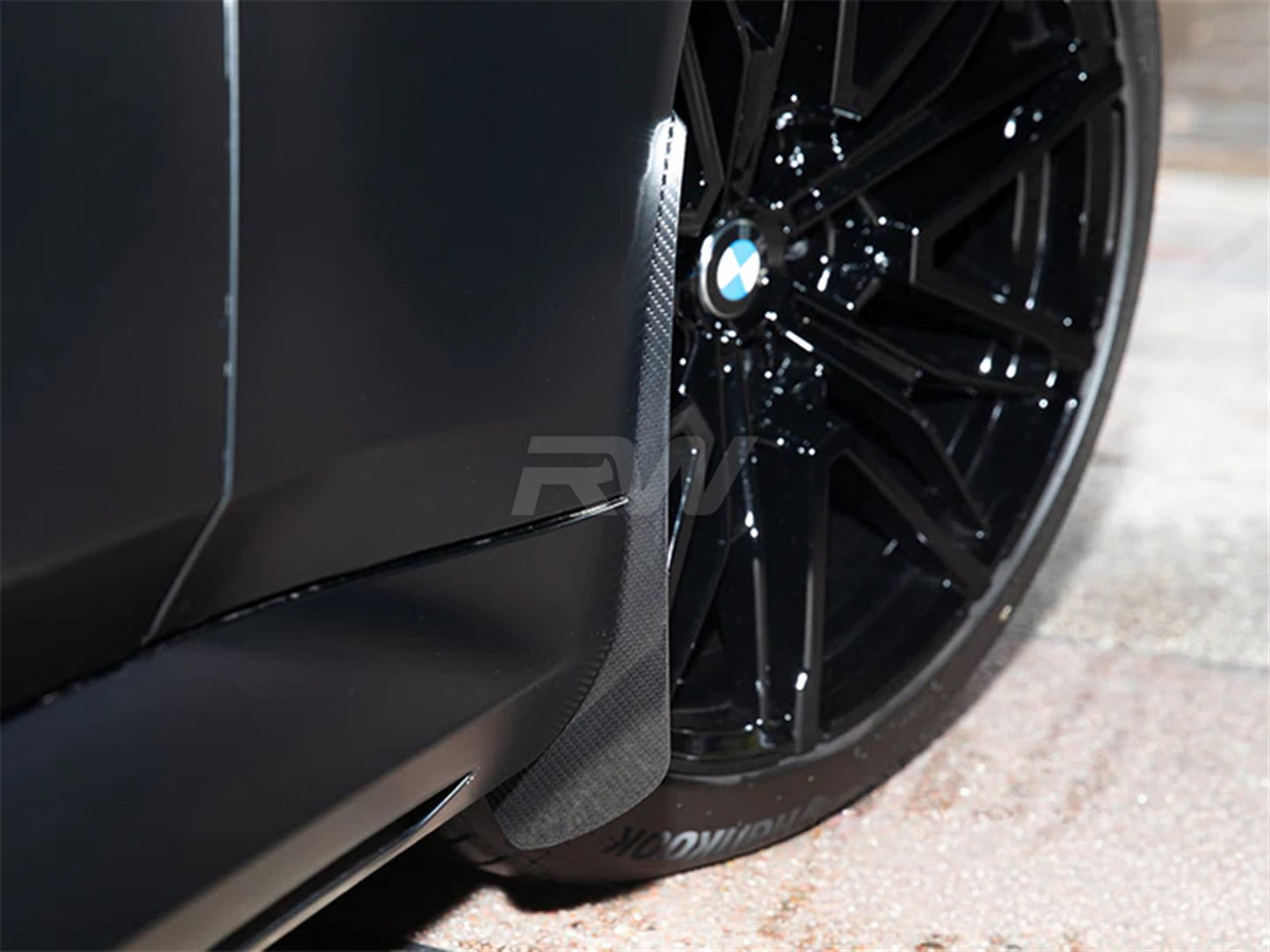 RW Carbon BMW G90/G99 M5 Carbon Fiber Front Splash Guards-Exterior-Silicon Valley Bimmer