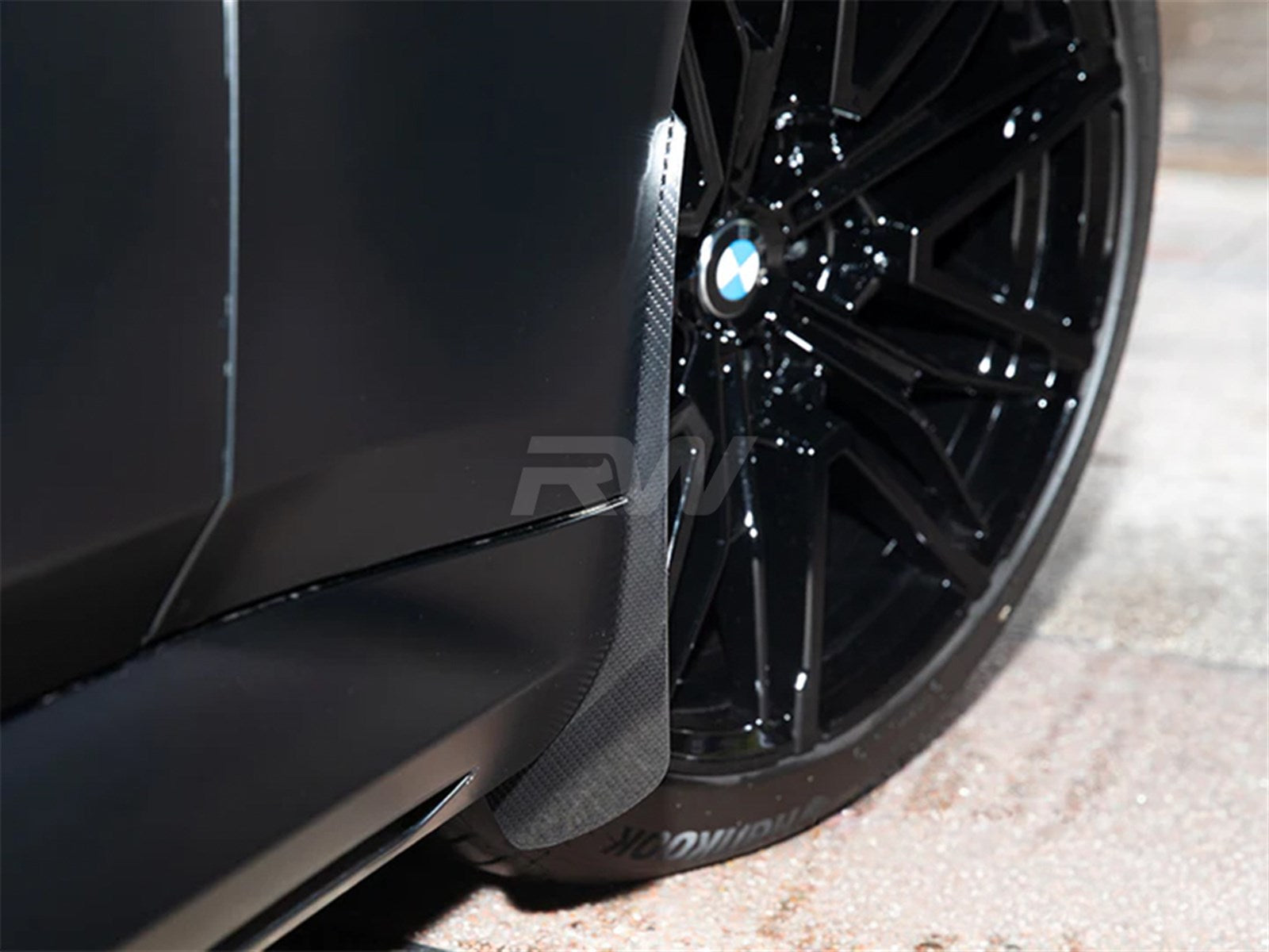 RW Carbon BMW G90/G99 M5 Carbon Fiber Front Splash Guards-Exterior-Silicon Valley Bimmer