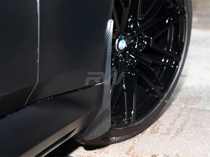 RW Carbon BMW G90/G99 M5 Carbon Fiber Front Splash Guards-Exterior-Silicon Valley Bimmer