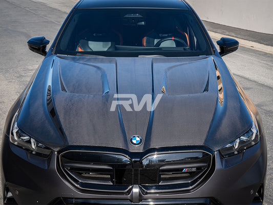 RW Carbon BMW G90/G99 M5 Carbon Fiber Hood-Exterior-Silicon Valley Bimmer