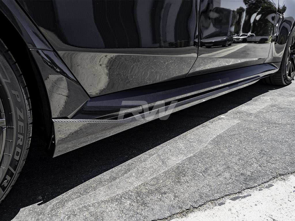 RW Carbon BMW G90/G99 M5 Performance Style CF Side Skirts-Exterior-Silicon Valley Bimmer