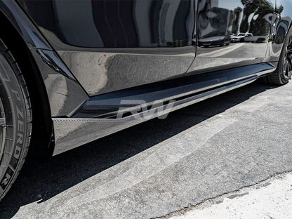 RW Carbon BMW G90/G99 M5 Performance Style CF Side Skirts-Exterior-Silicon Valley Bimmer