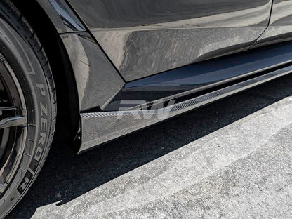 RW Carbon BMW G90/G99 M5 Performance Style CF Side Skirts-Exterior-Silicon Valley Bimmer