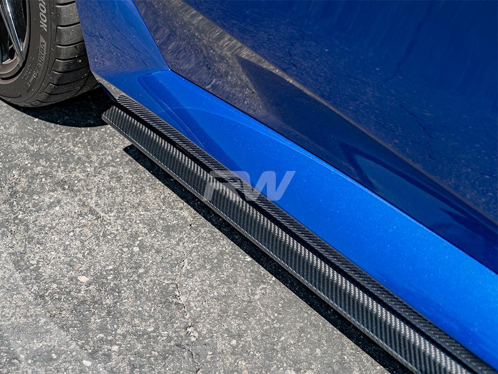 RW Carbon BMW G90/G99 M5 RWS CF Side Skirt Extensions-Exterior-Silicon Valley Bimmer