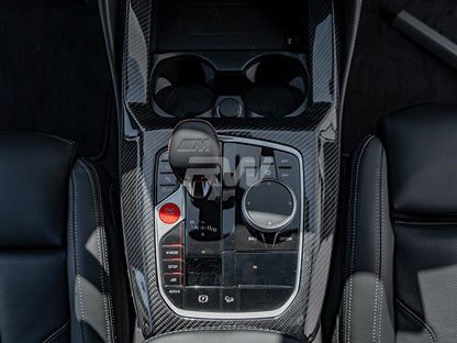 RW Carbon BMW LCI X3M X4M X3 X4 CF Center Console Trim-Interior-Silicon Valley Bimmer