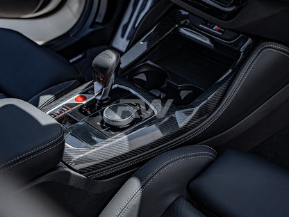 RW Carbon BMW LCI X3M X4M X3 X4 CF Center Console Trim-Interior-Silicon Valley Bimmer
