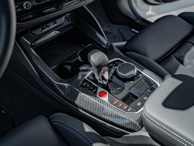 RW Carbon BMW LCI X3M X4M X3 X4 CF Center Console Trim-Interior-Silicon Valley Bimmer