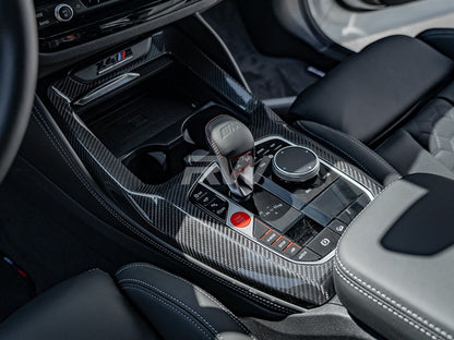 RW Carbon BMW LCI X3M X4M X3 X4 CF Center Console Trim-Interior-Silicon Valley Bimmer