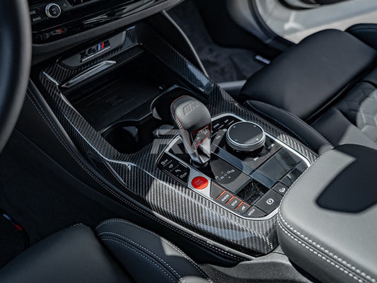 RW Carbon BMW LCI X3M X4M X3 X4 CF Center Console Trim-Interior-Silicon Valley Bimmer