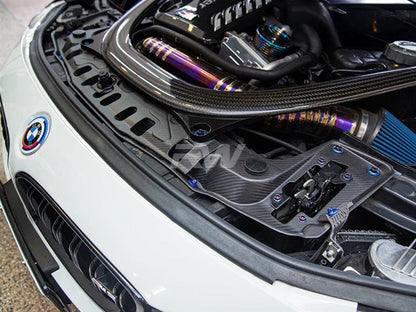 RW Carbon BMW M2 M3 M4 Carbon Fiber Radiator Support Brace-Exterior-Silicon Valley Bimmer