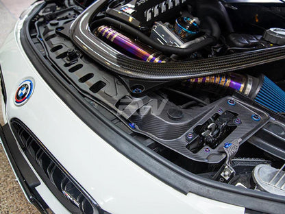 RW Carbon BMW M2 M3 M4 Carbon Fiber Radiator Support Brace-Exterior-Silicon Valley Bimmer