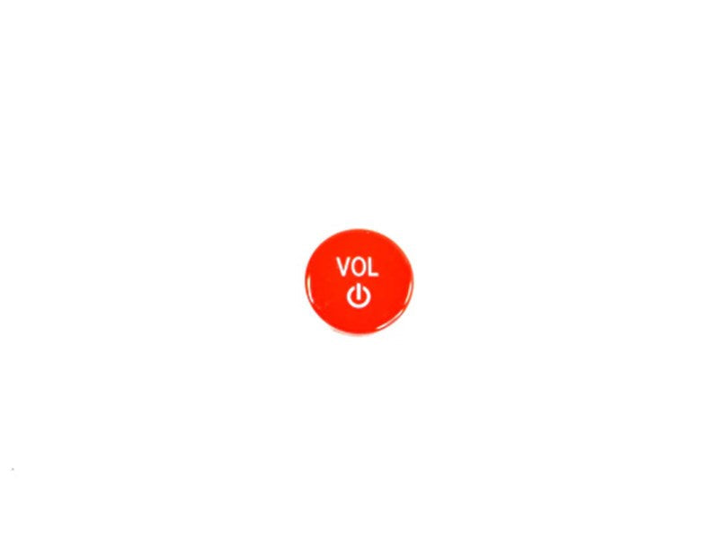 RW Carbon BMW Red Audio Volume Button-Interior-Silicon Valley Bimmer