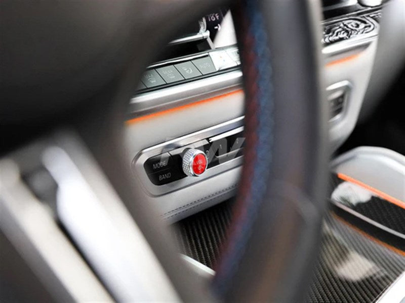 RW Carbon BMW Red Audio Volume Button-Interior-Silicon Valley Bimmer