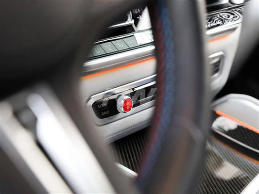 RW Carbon BMW Red Audio Volume Button-Interior-Silicon Valley Bimmer