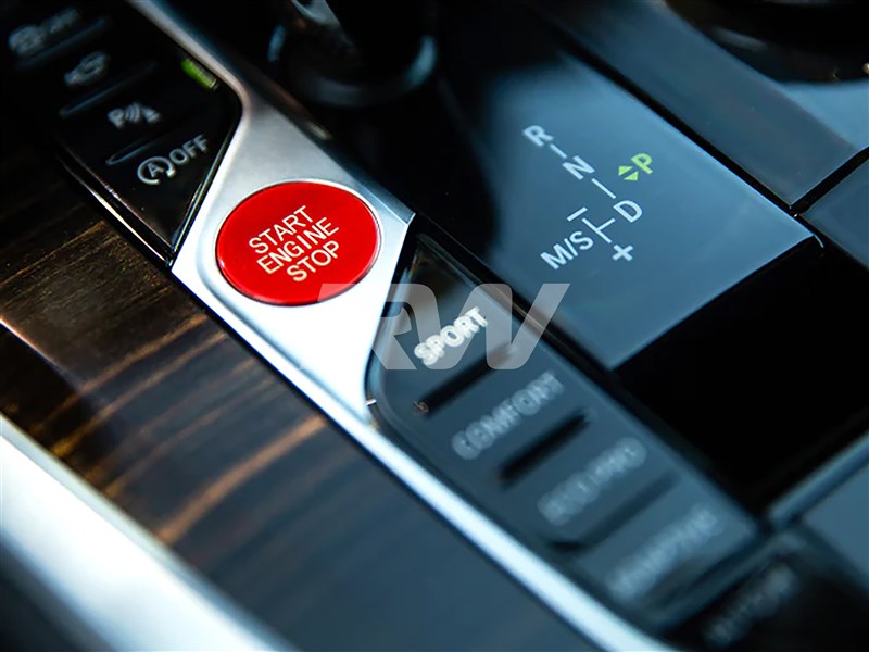 RW Carbon BMW Red Start Stop Button-Interior-Silicon Valley Bimmer