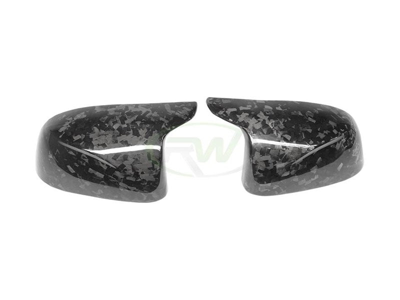 RW Carbon BMW X3M X4M X5M X6M Forged Carbon Mirror Caps-Exterior-Silicon Valley Bimmer
