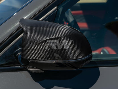 RW Carbon BMW X3M X4M X5M X6M X3 X4 X5 X6 X7 CF Mirror Caps-Exterior-Silicon Valley Bimmer