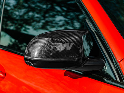 RW Carbon BMW X3M X4M X5M X6M X3 X4 X5 X6 X7 CF Mirror Caps-Exterior-Silicon Valley Bimmer