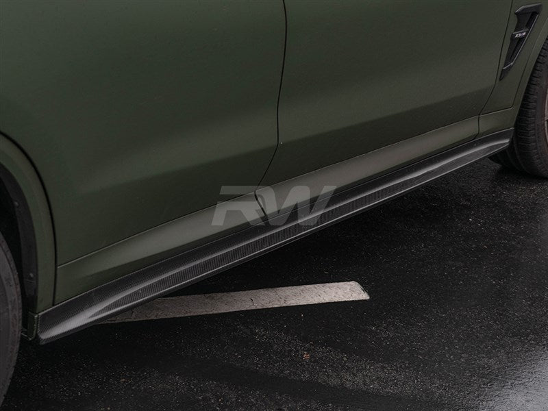 RW Carbon BMW X3M/X4M 3D Style CF Side Skirt Extensions-Exterior-Silicon Valley Bimmer