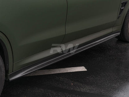 RW Carbon BMW X3M/X4M 3D Style CF Side Skirt Extensions-Exterior-Silicon Valley Bimmer