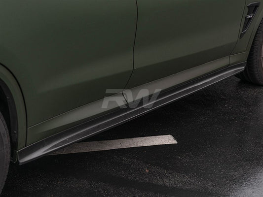 RW Carbon BMW X3M/X4M 3D Style CF Side Skirt Extensions-Exterior-Silicon Valley Bimmer