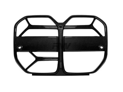 RW Carbon BMW i4 G26 Carbon Fiber CSL Style Grille-Exterior-Silicon Valley Bimmer