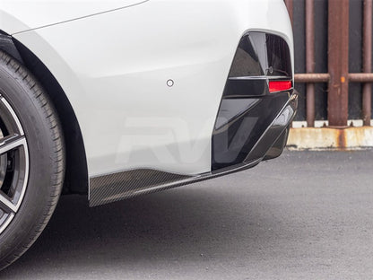 RW Carbon BMW i4 G26 Dry Carbon Fiber Rear Diffuser-Exterior-Silicon Valley Bimmer