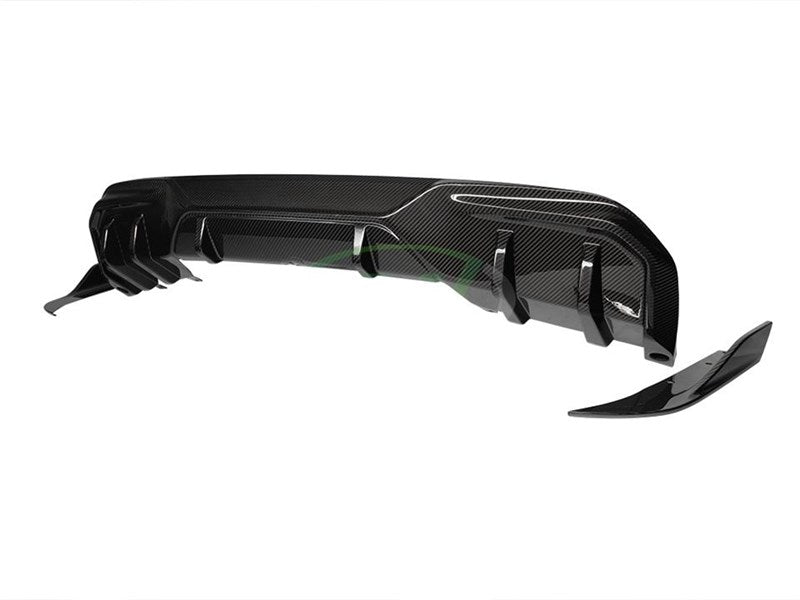 RW Carbon BMW i4 G26 Dry Carbon Fiber Rear Diffuser-Exterior-Silicon Valley Bimmer